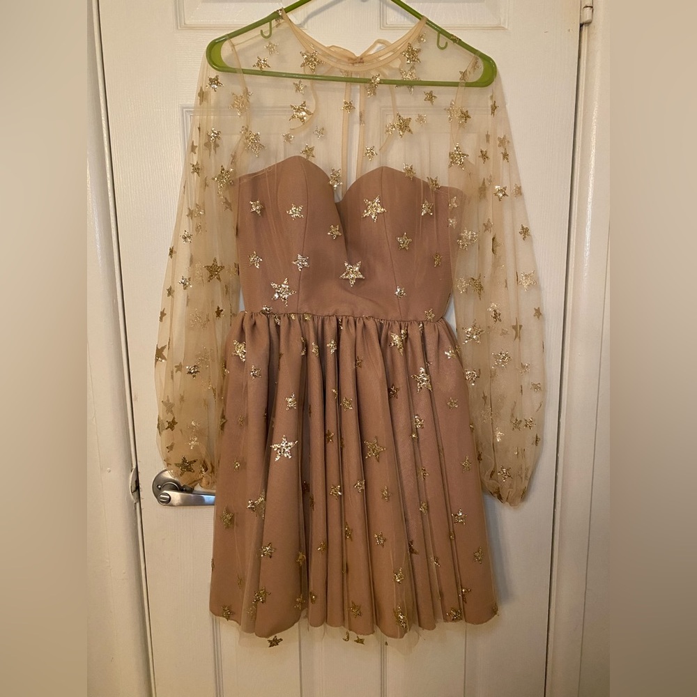 Lirika Matoshi Teuta Dress, Small, Gold
